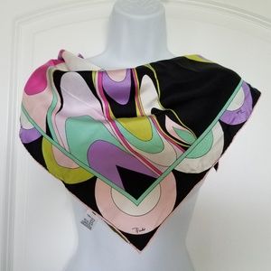 Signed Emilio Pucci Scarf